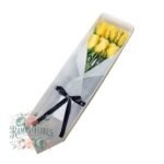 Caja 6 Rosas Amarillas