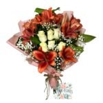 Ramo 6 Rosas + 6 Lirios