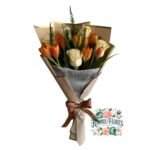 Ramo De 10 Tulipanes + 5 Rosas