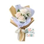 Ramo 3 Rosas Blancas