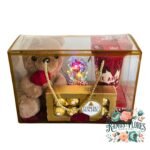 Caja de PVC dorada + Peluche + Caja De Bombones Ferrero + Rosa Luz Led + Vaso De Cerámica Mug