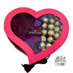 Box Corazón 15 Rosas + Bombones - Imagen 2