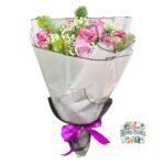 Ramo 8 Rosas Rosadas