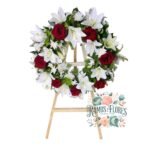 Corona De 15 Lirios + Rosas + Maule + Atril