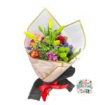 Ramo Primaveral de Lirio + Rosas + Flores de Temporada