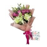 Ramo 6 Rosas + 6 Lirios