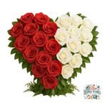 Arreglo Corazón De 24 Rosas