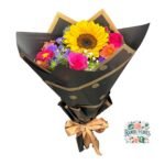 Ramo Primaveral + Rosas + Girasol + Flores de Temporada