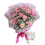 Ramo 12 Rosas Rosadas