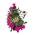 Arreglo 10 Rosas + Bombones