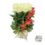 Arreglo 12 Rosas Blancas - Imagen 2