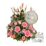 Arreglo 15 Rosas + 5 Gerberas
