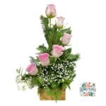 Arreglo 6 Rosas