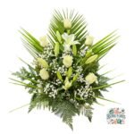 Arreglo Condolencias Rosas + Lirios 