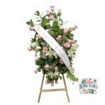 Arreglo Fúnebre 24 Rosas + Lirios