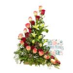 Arreglo 24 Rosas + Lirios