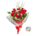 Ramo 12 Rosas Rojas