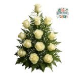 Arreglo 13 Rosas Blancas