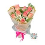 Ramo 8 Rosas Rosadas
