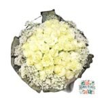 Ramo Buchón 36 Rosas + Statice + Ilusión