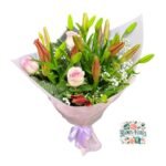 Ramo 7 Lirios + 3 Rosas