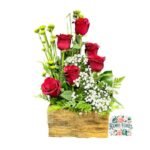 Arreglo 6 Rosas Rojas