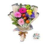 Ramo Primaveral de Gerberas + Flores de Temporada