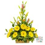 Arreglo Lirios y Gerberas