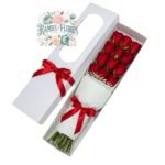 Caja 12 Rosas Rojas