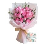 Ramo 16 Rosas Rosadas